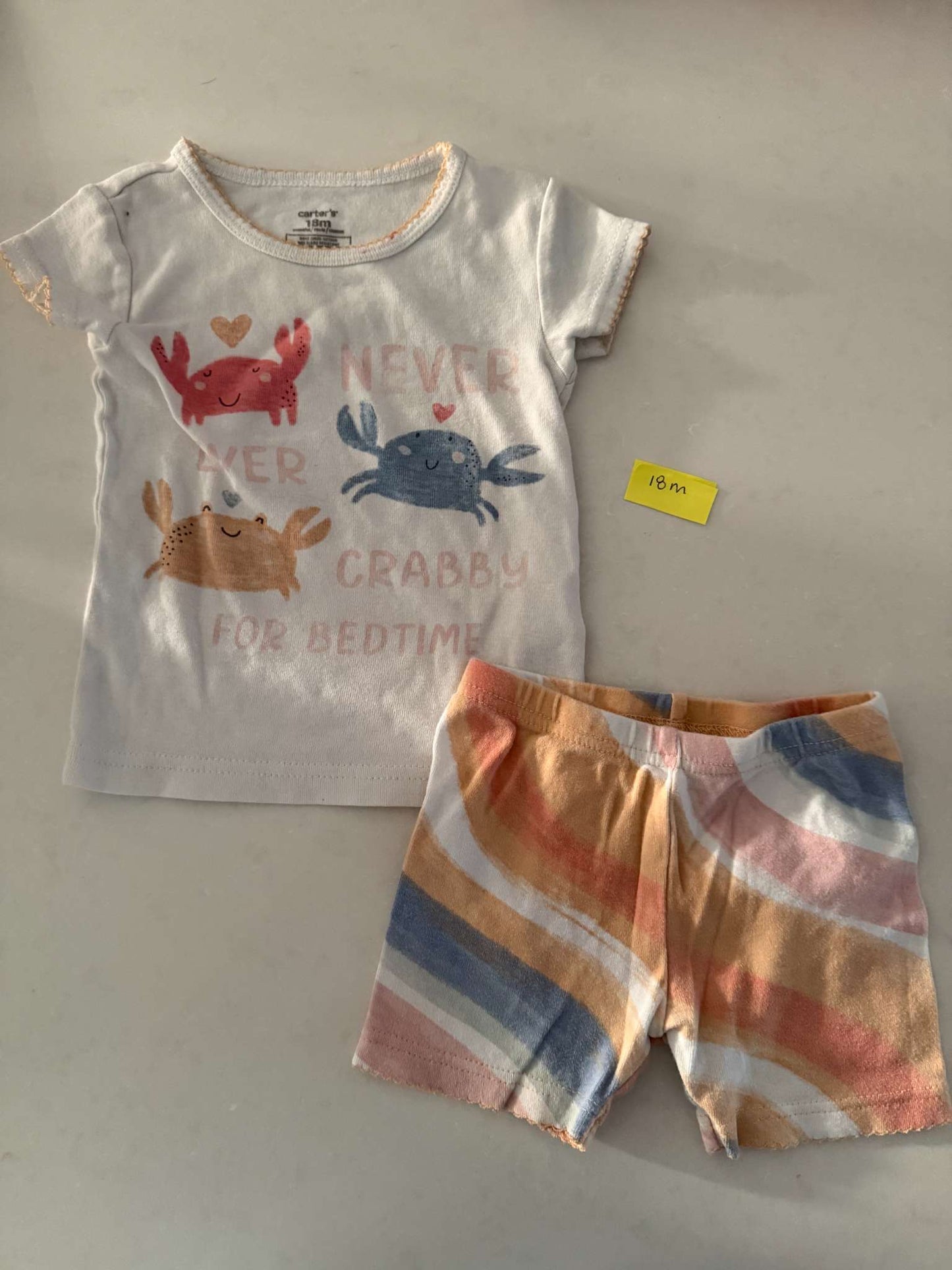 Carters Summer Pajamas, Kids 18 Month (12-18M)