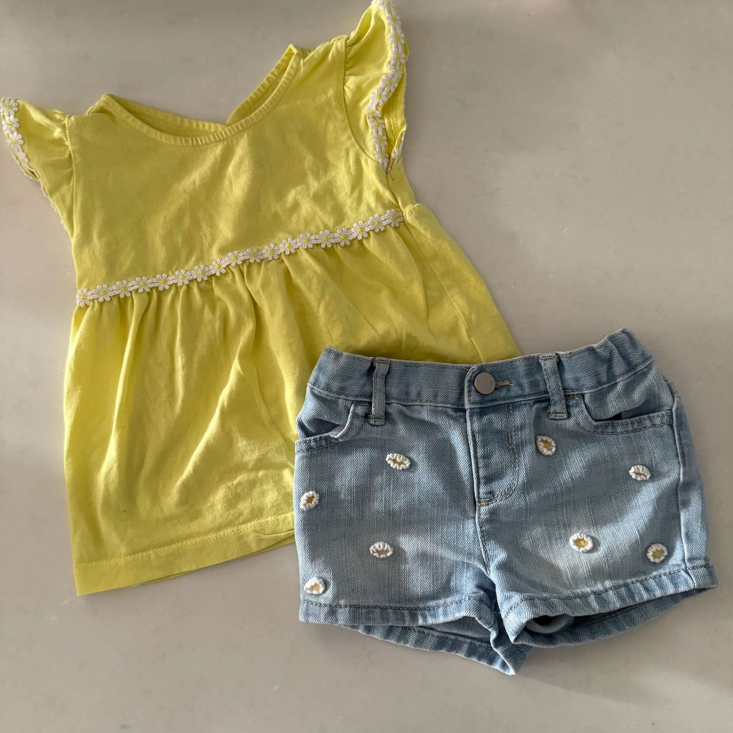 Daisy flower Outfit, Kids 24 Month (18-24M)