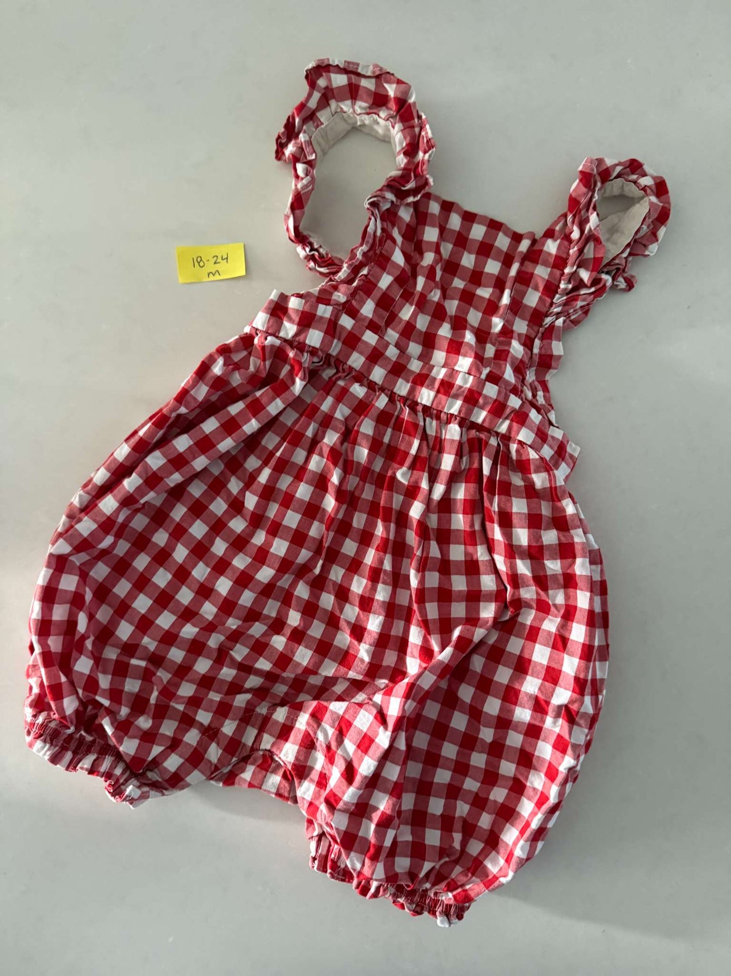 Plaid Romper, Kids 24 Month (18-24M)
