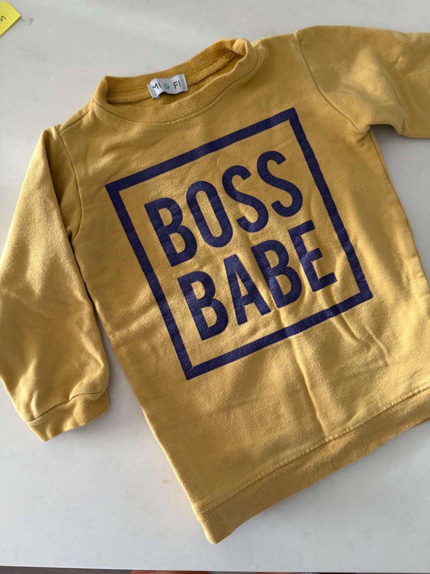 Boss Babe Sweatshirt, Kids 2T