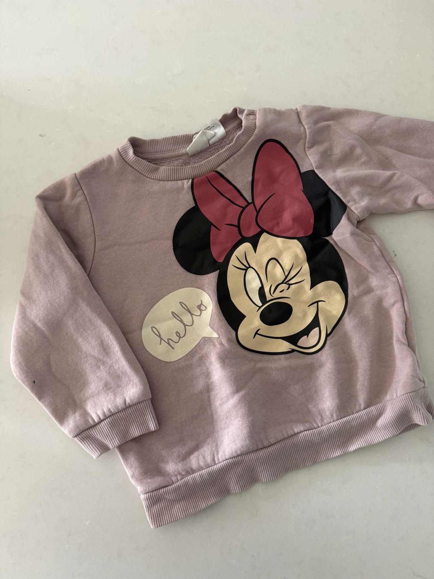 H&M Minnie Mouse Sweatshirt, Kids 2T