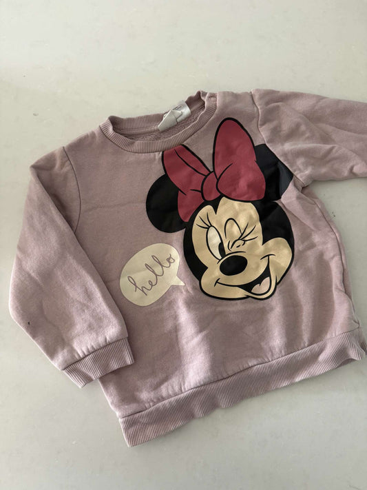 H&M Minnie Mouse Sweatshirt, Kids 2T