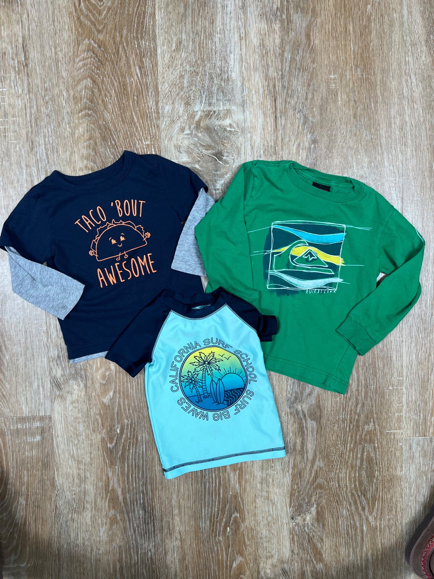 BUNDLE:  3  long sleeve shirt - 2T, Kids 2T