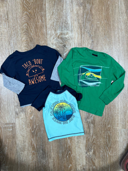 BUNDLE:  3  long sleeve shirt - 2T, Kids 2T