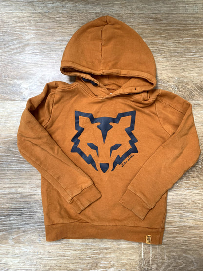 Koko Noko Burnt Orange-  Fox Face Hoodie - size 5T, Kids 5/5T (extra small)