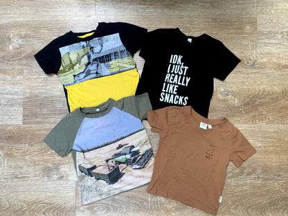 BUNDLE:  4 t-shirts - size 4, Kids 4/4T