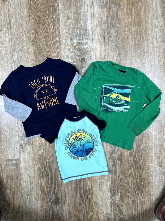 BUNDLE:  2T shirts and swim shirt, Kids 2T