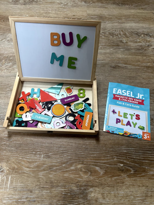 EASEL JR Magnetic Dry Erase and Chalkboard