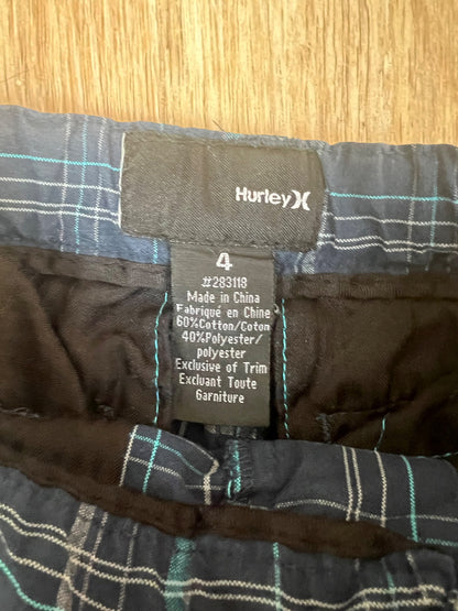 2 Pairs Hurley Shorts - 4T, Kids 4/4T