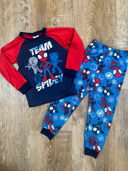 Team Spidey Pajamas- size 4T, Kids 4/4T