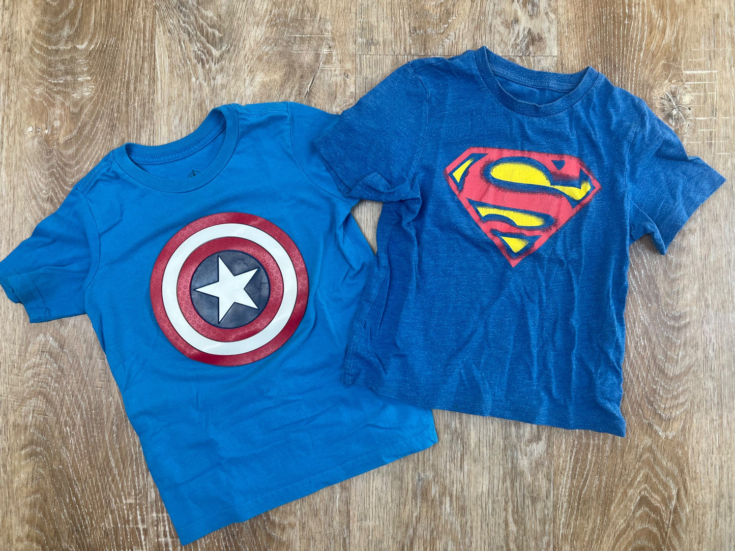2 Superhero Shirts-4T, Kids 4/4T