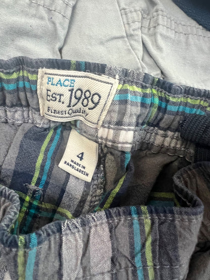 BUNDLE:  6 pack of boys shorts - size 4T, Kids 4/4T