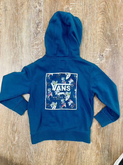 Teal Blue Vans Hoodie - 3T, Kids 3T