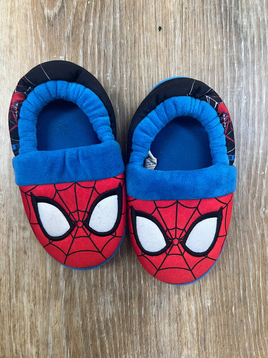 Spiderman Slippers  size 9/10, Shoes 9 (Toddler:2-4yr)