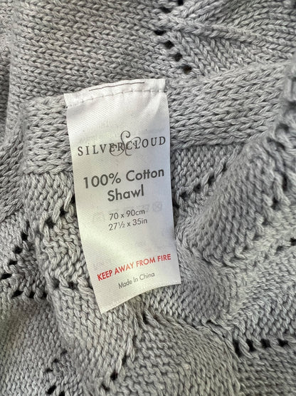 Grey Knit Baby Blanket