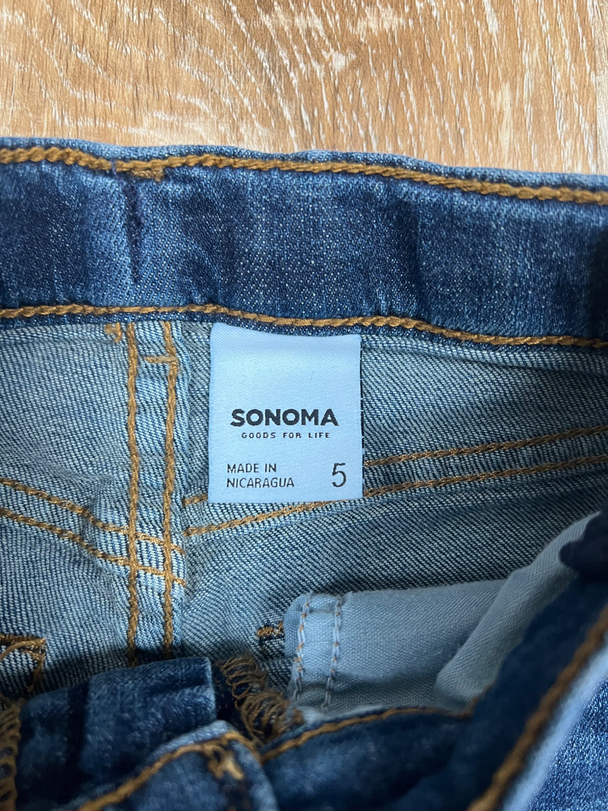 Blue Jean Shorts - size 5, Kids 5/5T