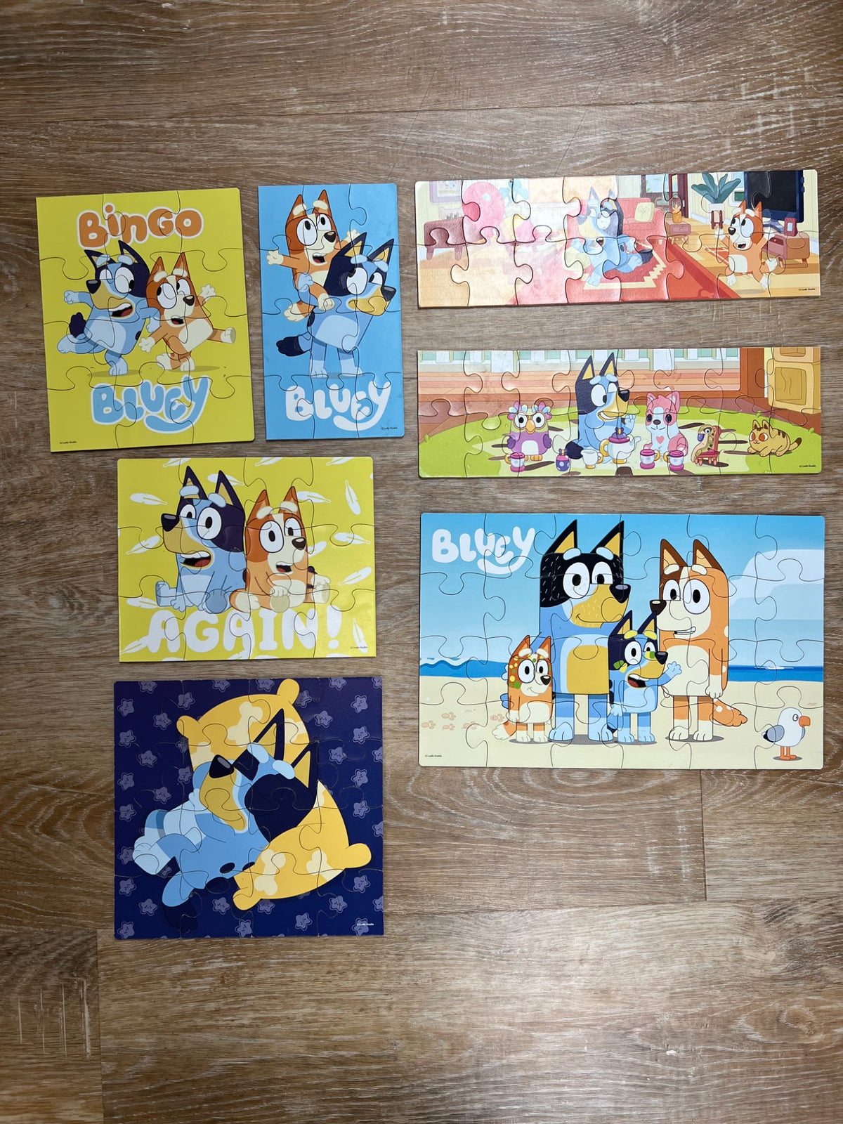 Bluey Puzzles x 7