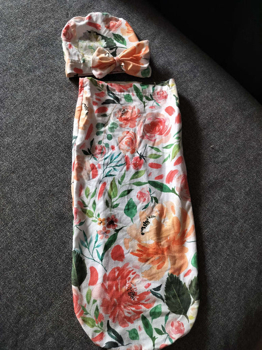 Announcement swaddle - girl, 0-3 Months (Newborn)