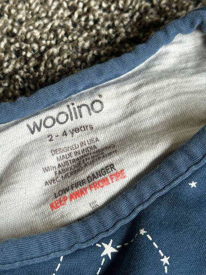 Woolino 4-Season Sleep Sack – Navy Constellation – 2–4 Years, 2T, 3T & 4T+