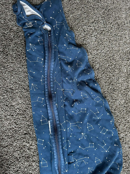 Woolino 4-Season Sleep Sack – Navy Constellation – 2–4 Years, 2T, 3T & 4T+
