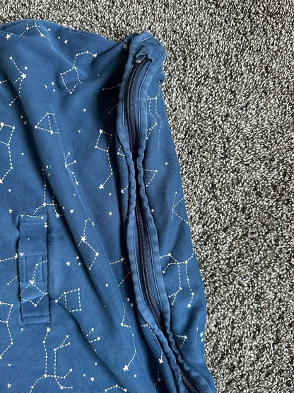 Woolino 4-Season Sleep Sack – Navy Constellation – 2–4 Years, 2T, 3T & 4T+