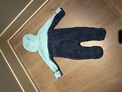 The North Face Fleece Bunting – Blue/Navy – 6–12M, Kids 12 Month (9-12M)