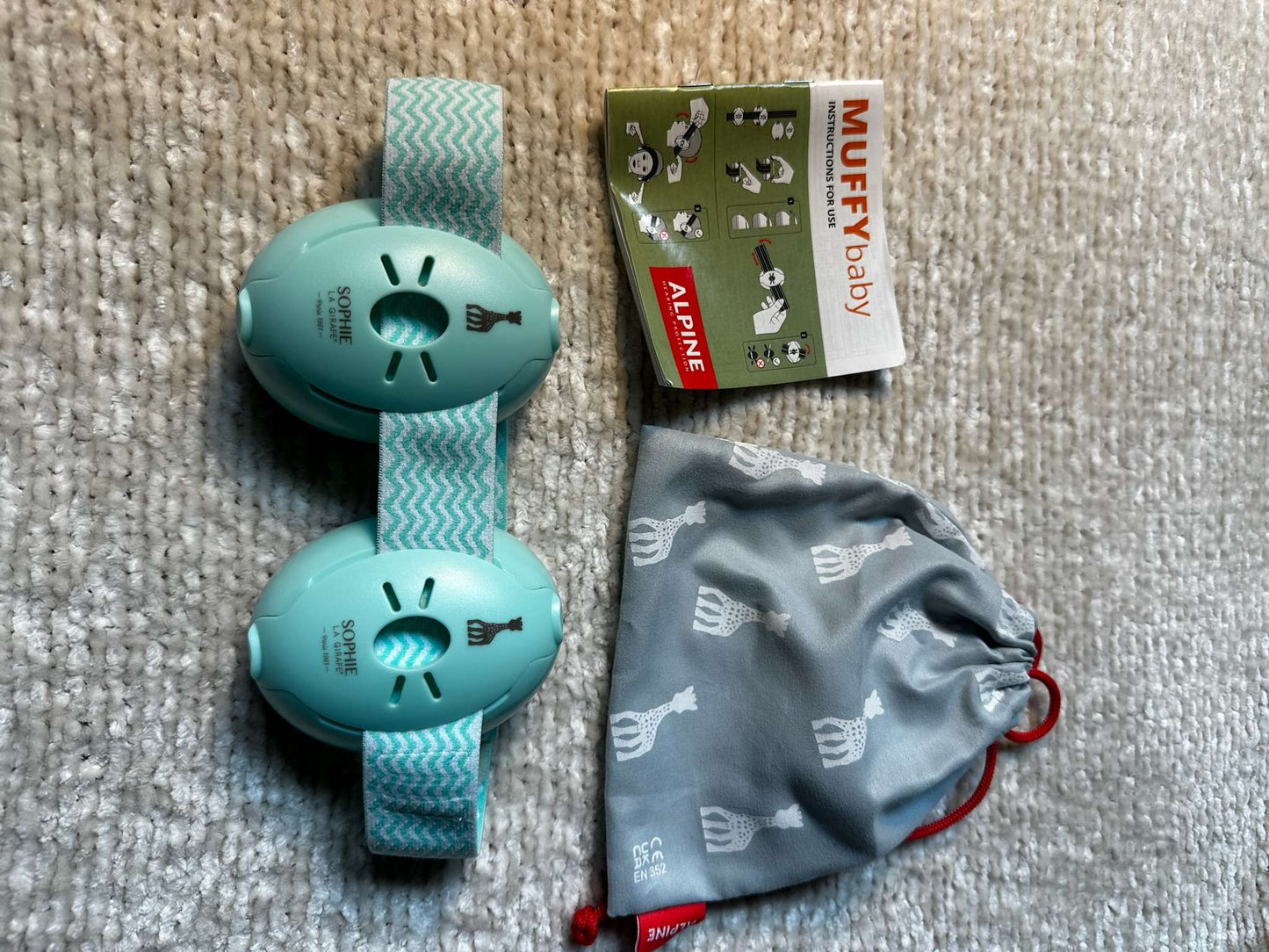 Alpine Muffy Baby Ear Defenders – Mint