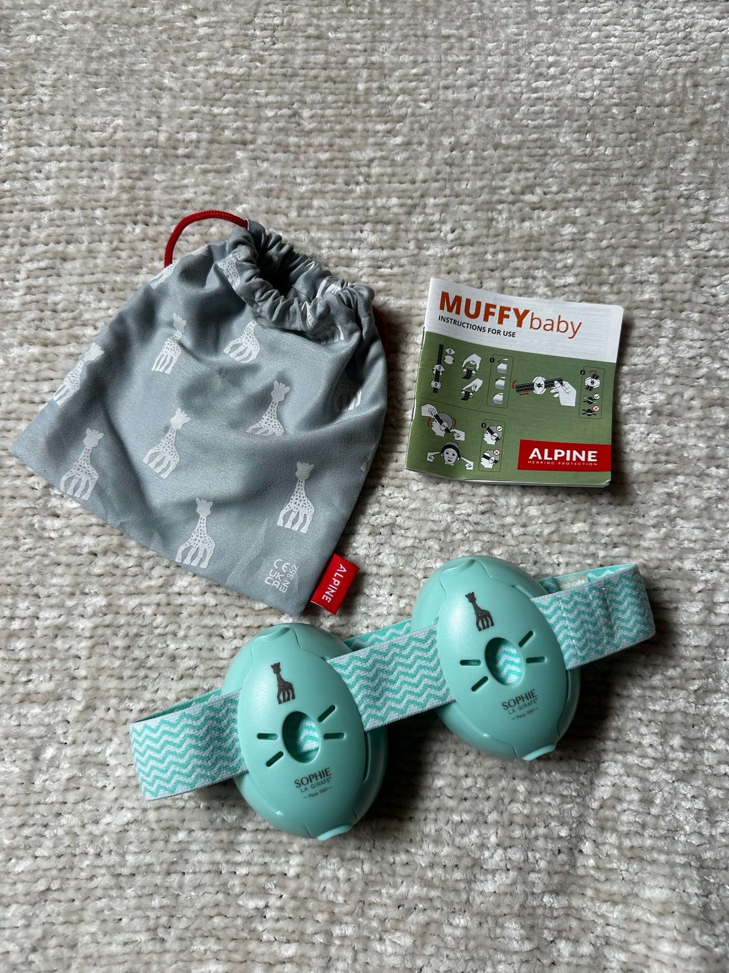 Alpine Muffy Baby Ear Defenders – Mint