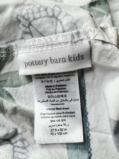 3 Pack Cutest Pottery-Barn Crib Sheets - Animal Jungle Heaven!  Organic!