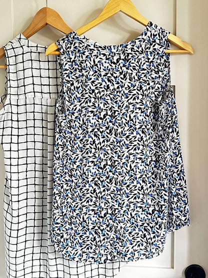Two Premium High Quality Small Drapey Maternity Tanks - Pea in a Pod and Motherhood Maternity, Maternity S (4-6)