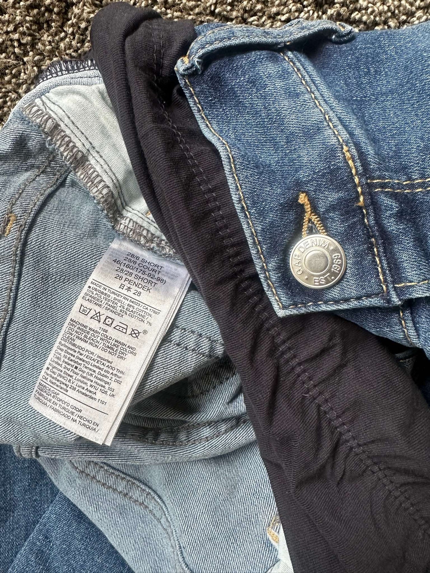 Maternity Denim Bundle – 5 Pieces – Size 6/S, Maternity S (4-6)