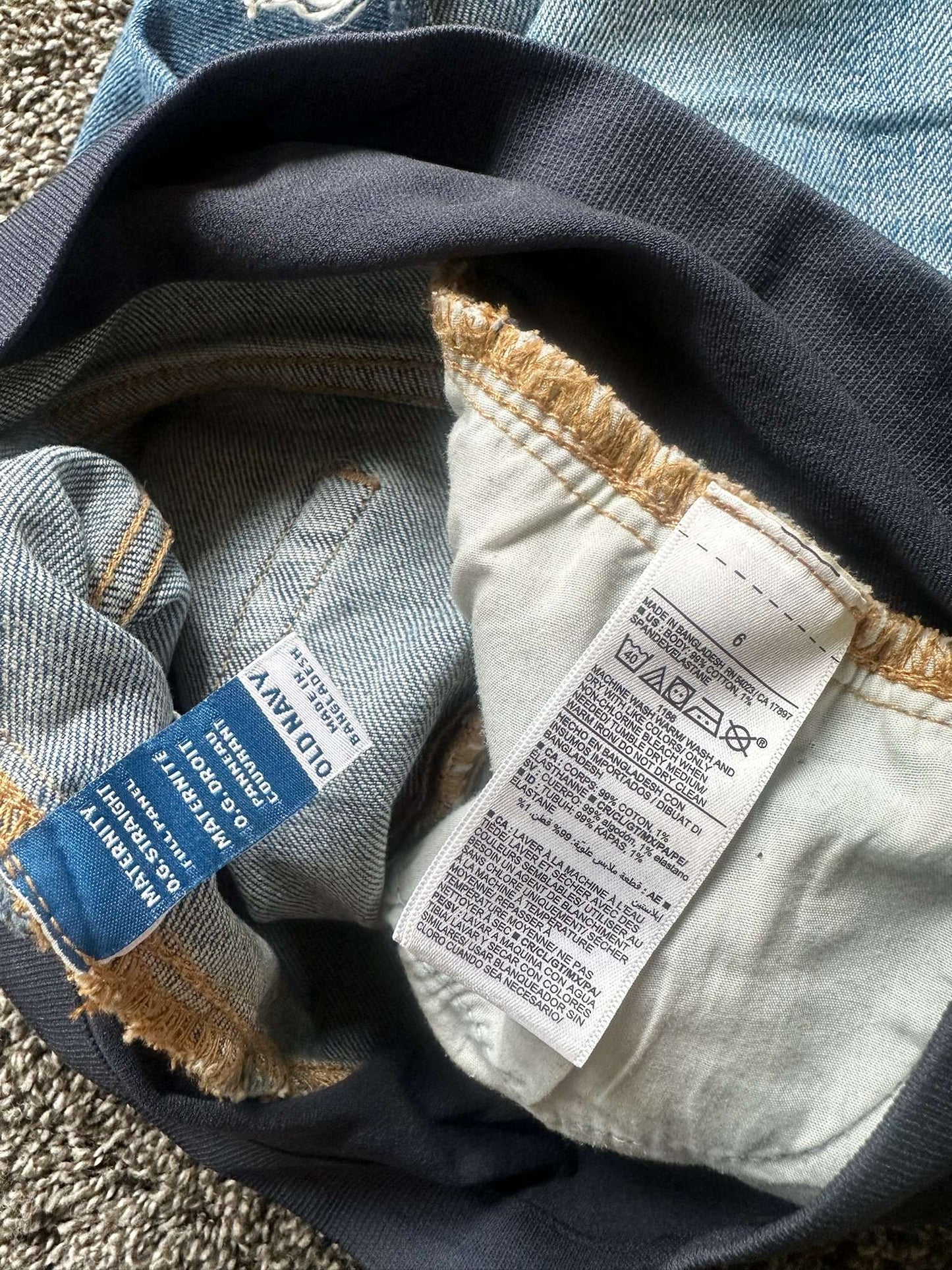 Maternity Denim Bundle – 5 Pieces – Size 6/S, Maternity S (4-6)