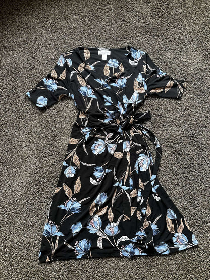 Premium Maternity Dress Bundle – Floral + Stripe – Size S, Maternity S (4-6)