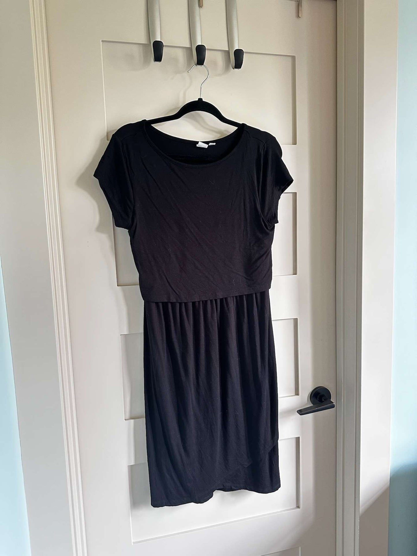 Premium Maternity Dress Bundle – Floral + Stripe – Size S, Maternity S (4-6)