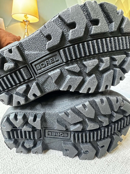 SOREL Kids Winter Boots – Black – US 6 / EU 23, Shoes 6 (Walkers:12-24 mth)