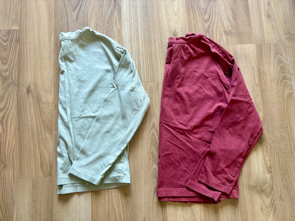 2 x long sleeve shirts , Kids 7