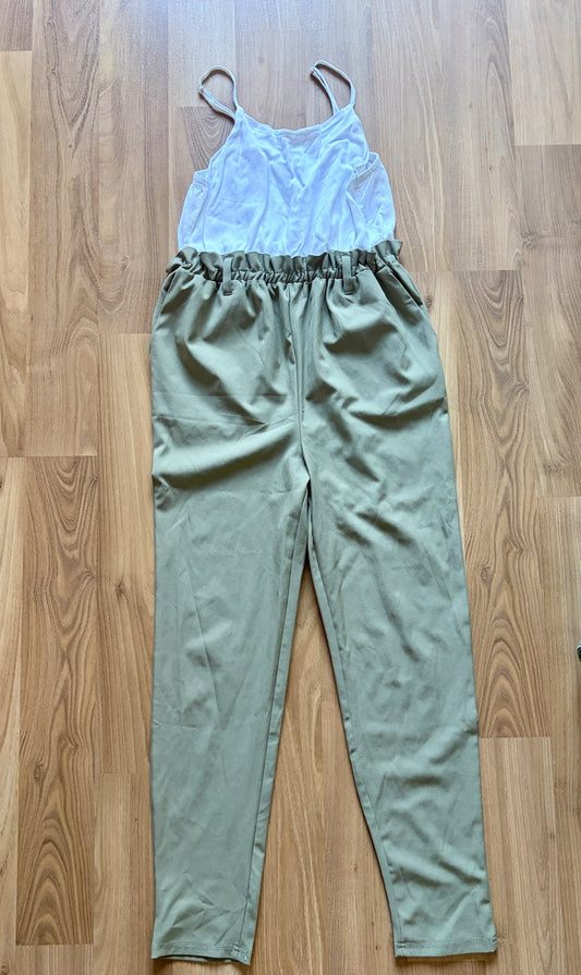 Size M - long pant leg romper , Kids 10