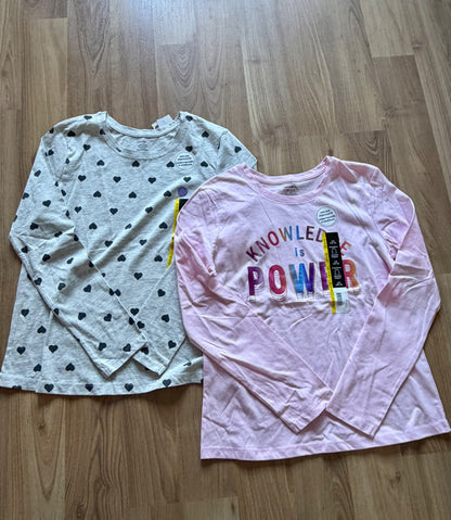 2 x brand new long sleeve t shirt, Kids 10