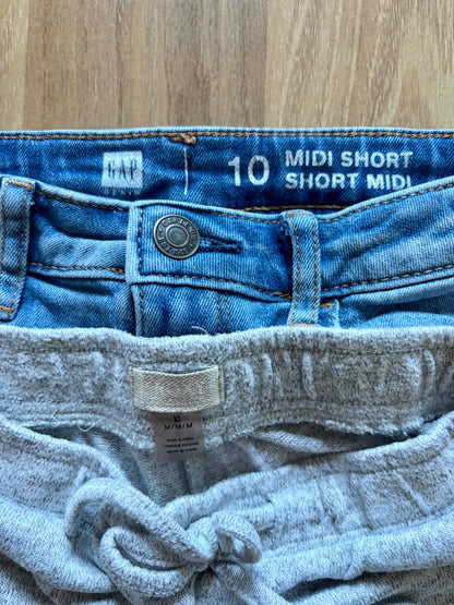 2x shorts Gap and Roxy, Kids 10