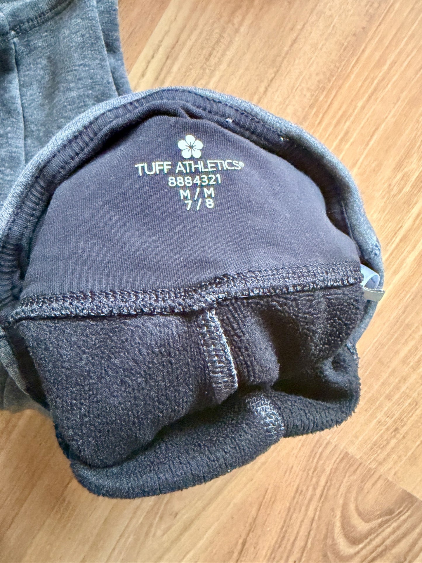 (4) fleece lined leggings size 7/8, Kids 7