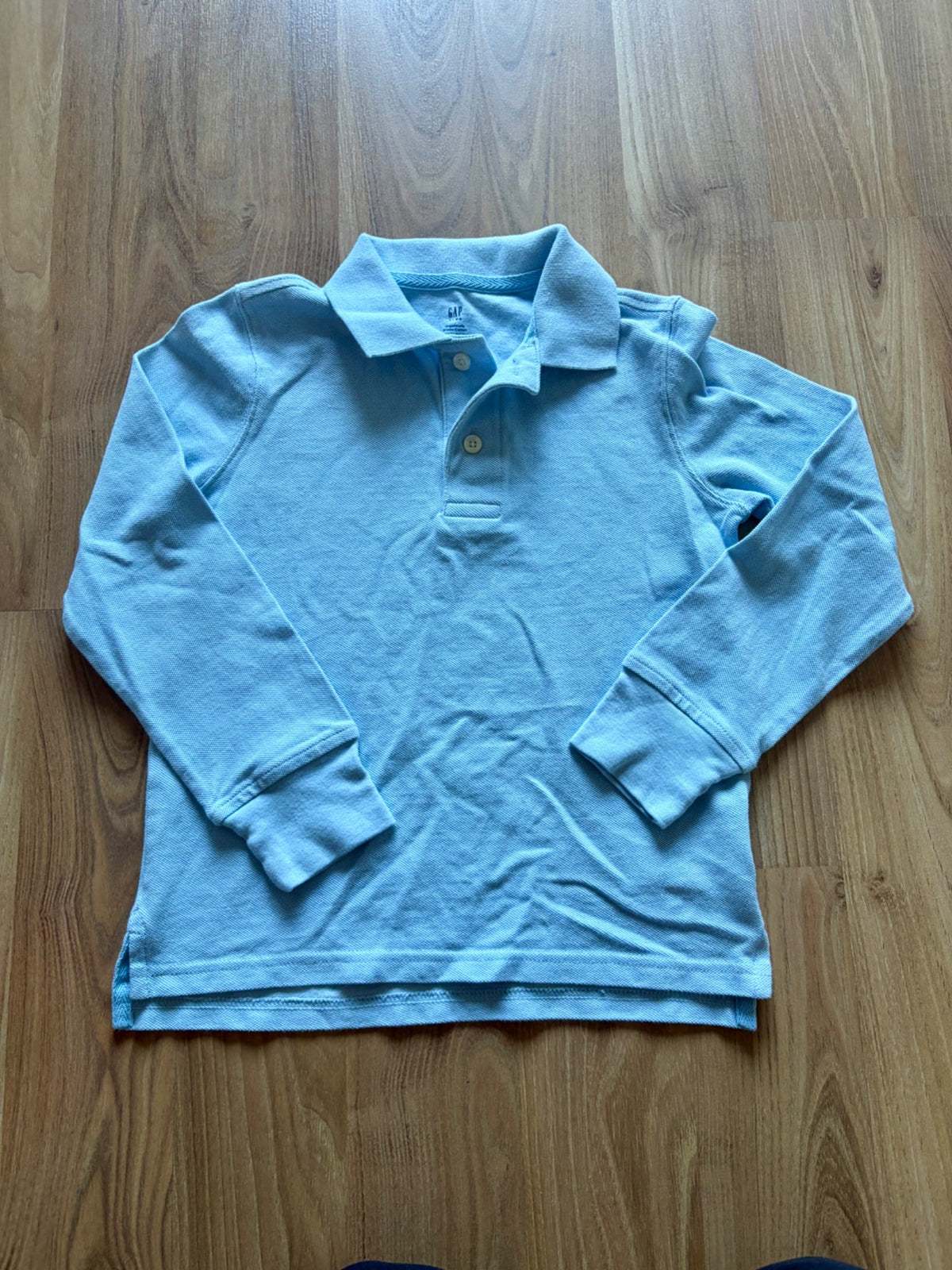 Organic cotton Gap long sleeve polo size S, Kids 6/6X