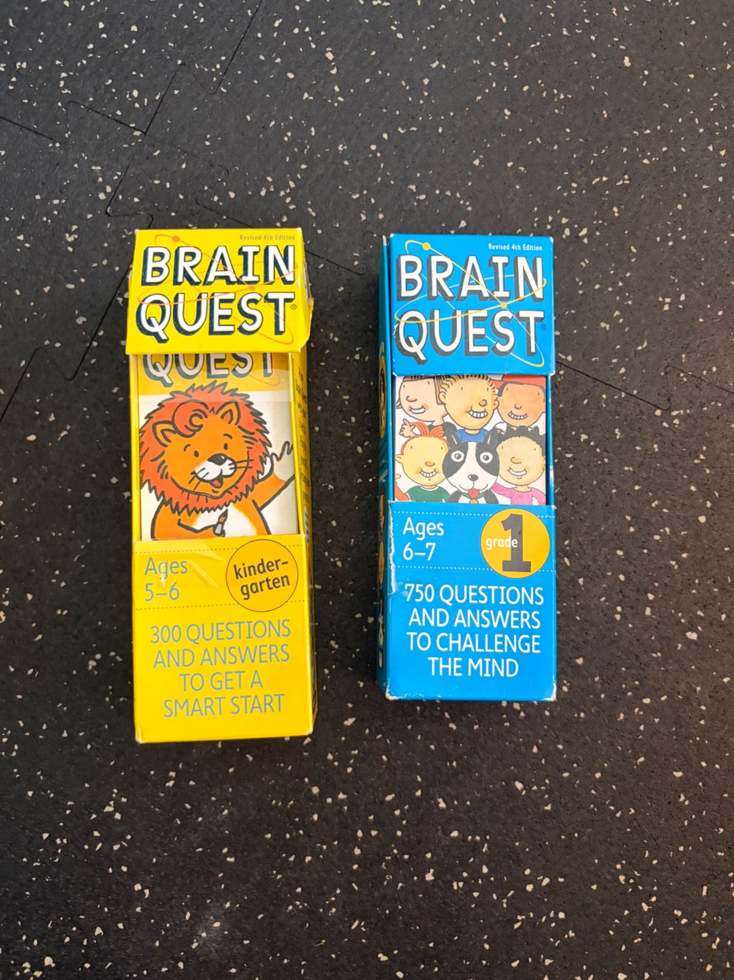 Brain Quest Kindergarten and  grade 1 set