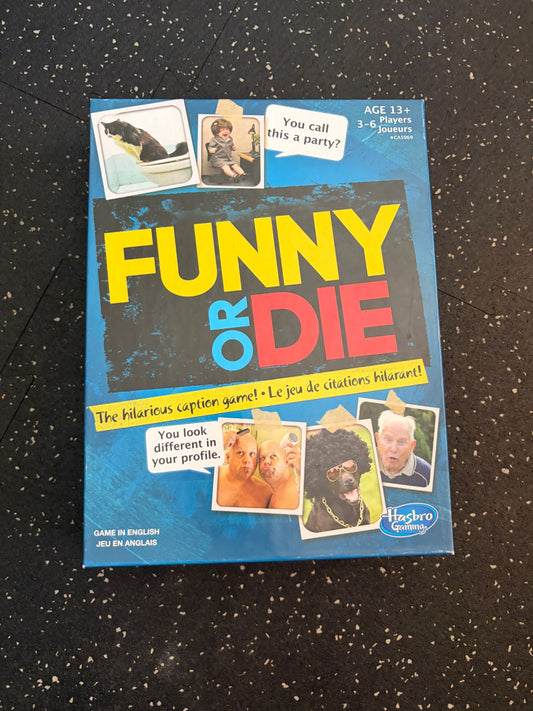 Funny or Die game, opened but never played