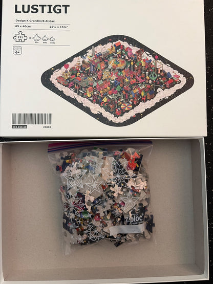 IKEA Lustigt puzzle 211 pieces.