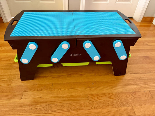 Kidkraft building bricks “Lego” table with expendable baskets