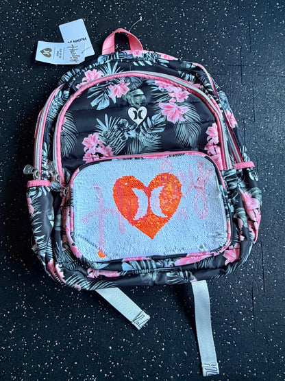 BNWT Hurley flip sequin backpack