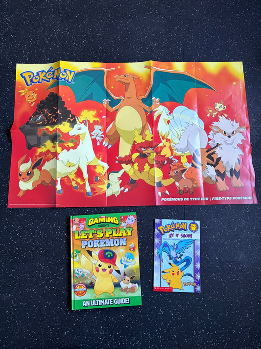 Bundle Pokémon books w/ poster