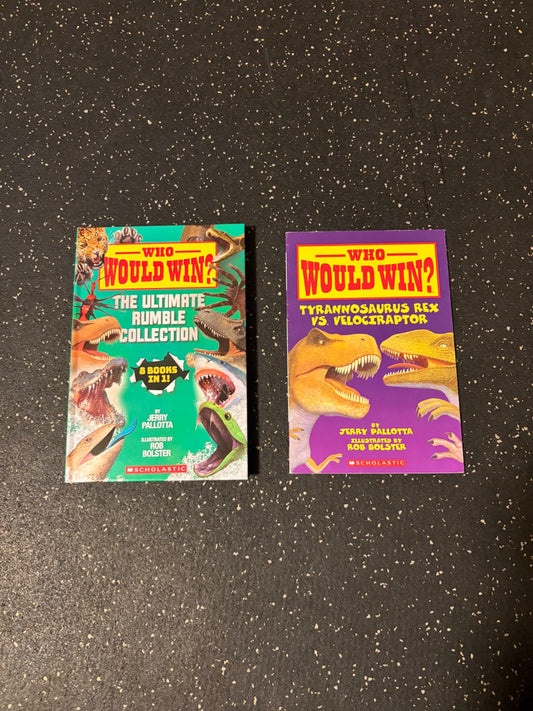 Book bundle - ‘Who would win?’ Dino Books
