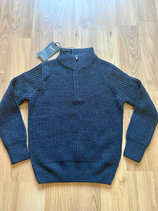 Size 8/10 Brand new with tag - half zip knit sweater, Kids 8