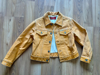 vintage Diesel leather jacket, Kids 7